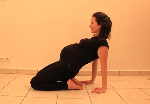 Cambrure arrière en stretching postural