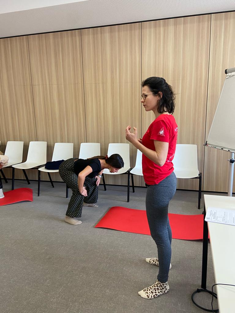 posture dos horizontal en stretching postural