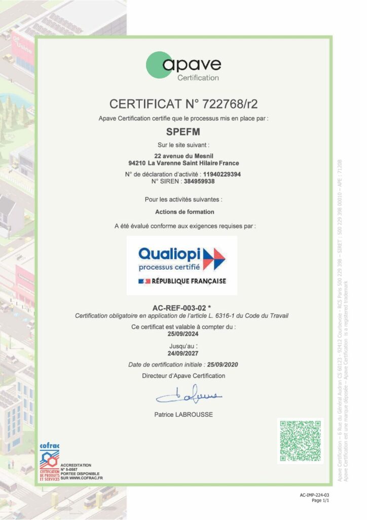 Certificatrice Qualiopi