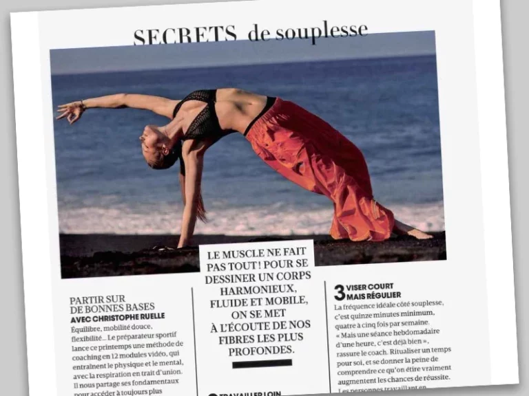 Madame Figaro - Article secrets souplesse