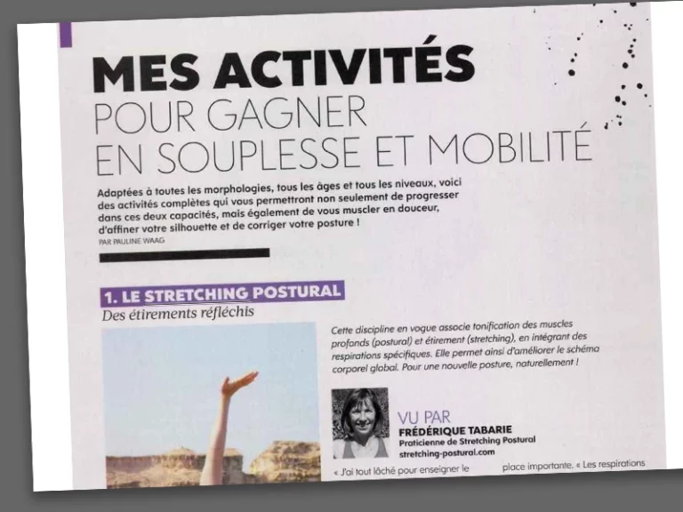 Activités pour gagner en souplesse