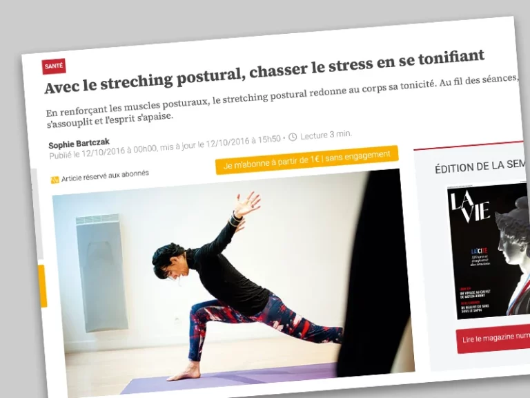 Chasser le stress avec le stretching postural