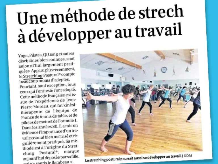 Article presse stretching postural